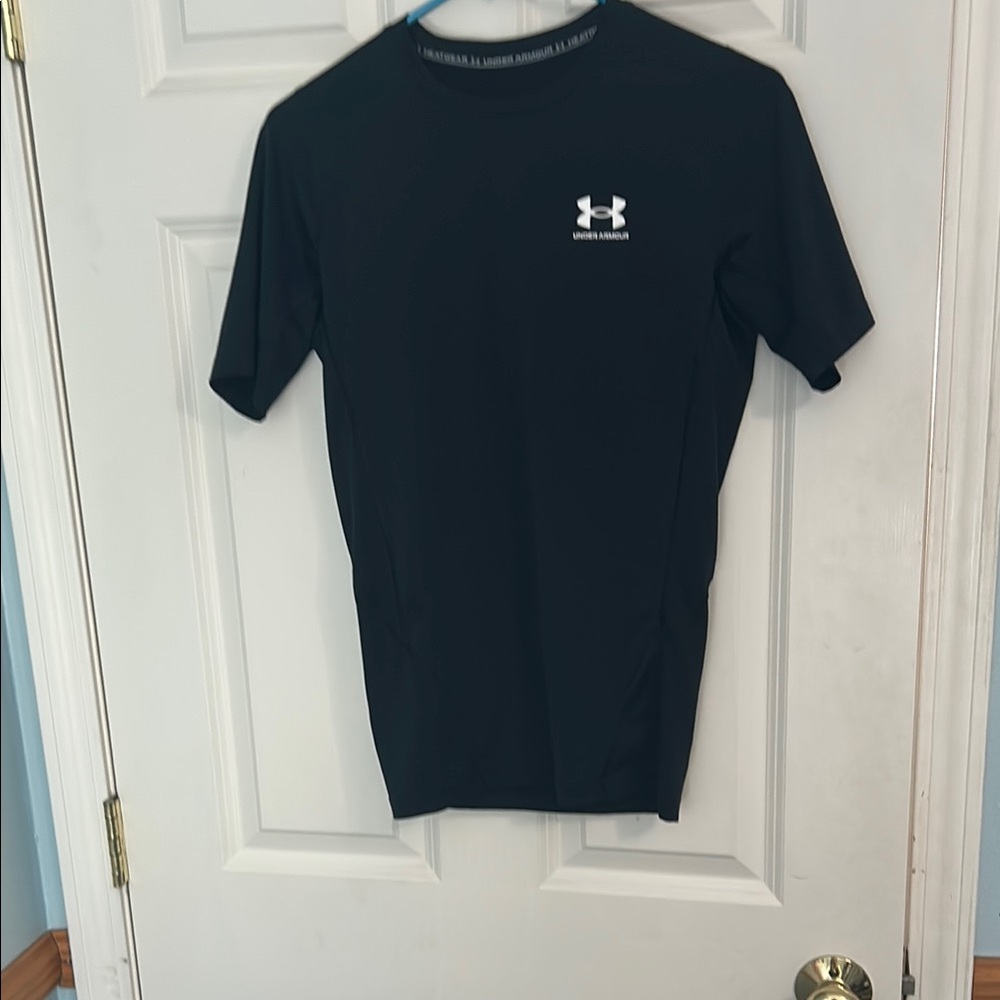 Under Armour Black Short Sleeve Tee Athletic Casual